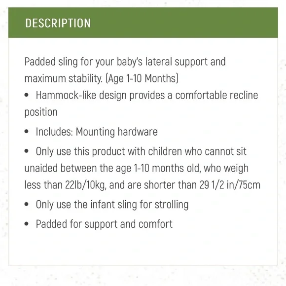 Thule stroller Insert infant seat - Picture 2 of 6